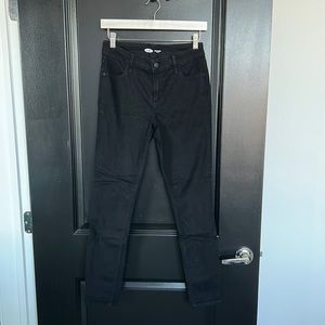 Black skinny old navy jeans super skinny mid rise size 4